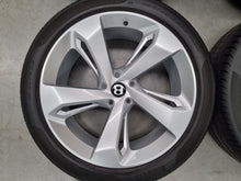 Load image into Gallery viewer, Genuine Bentley Bentayga Silver 22 Inch Forged Wheels and Tyres Set of 4
