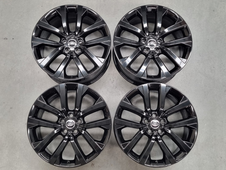 Load image into Gallery viewer, Genuine Land Rover Discovery 5 Black 21 Inch Alloy Wheels Set of 4