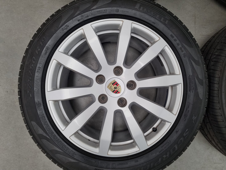 Load image into Gallery viewer, Genuine Porsche Cayenne 2022 Sport 19 Inch Wheels and Tyres Set of 4