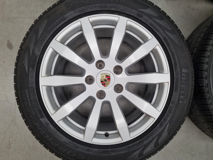 Load image into Gallery viewer, Genuine Porsche Cayenne 2022 Sport 19 Inch Wheels and Tyres Set of 4