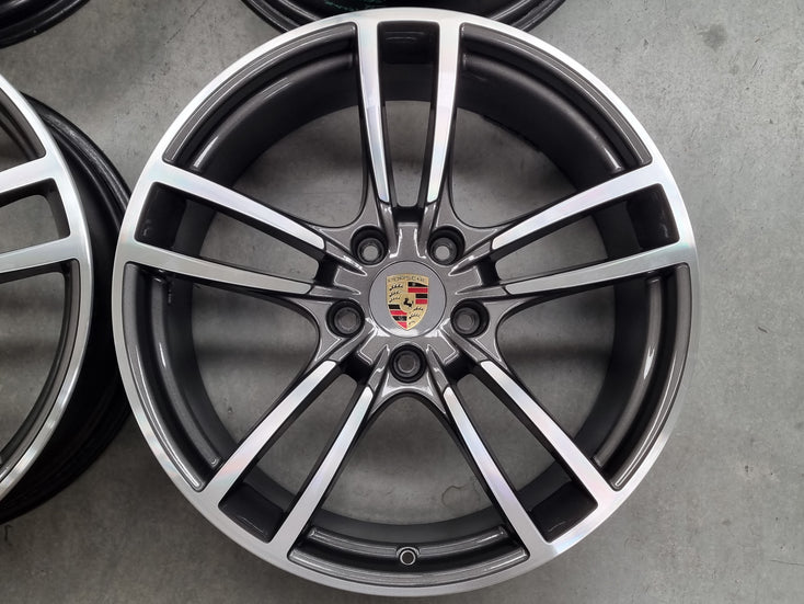 Load image into Gallery viewer, Genuine Porsche Cayenne 9Y 21 Inch Turbo Design Wheels Set of 4