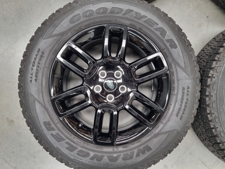 Load image into Gallery viewer, Genuine Land Rover Defender L663 Black 19 Inch Wheels and Tyres Set of 4