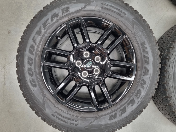 Load image into Gallery viewer, Genuine Land Rover Defender L663 Black 19 Inch Wheels and Tyres Set of 4