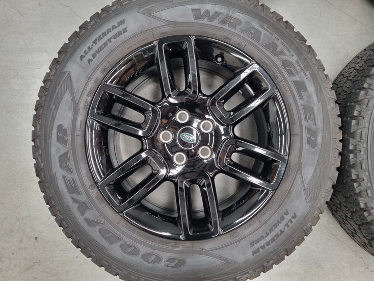 Load image into Gallery viewer, Genuine Land Rover Defender L663 Black 19 Inch Wheels and Tyres Set of 4