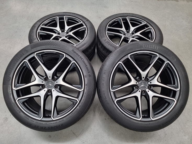 Load image into Gallery viewer, Genuine Mercedes Benz GLE53/GLE63 AMG 21 Inch Wheels and Tyres Set of 4