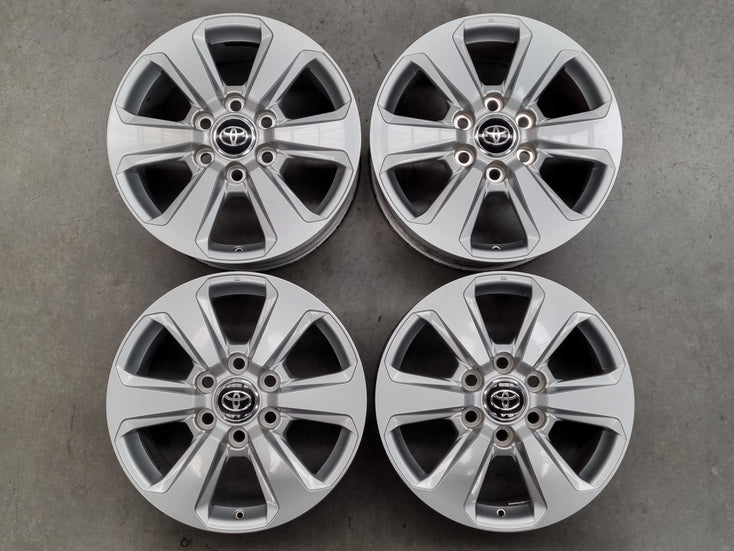 Load image into Gallery viewer, Genuine Toyota Land Cruiser LC300 Silver 18 Inch Wheels Set of 4