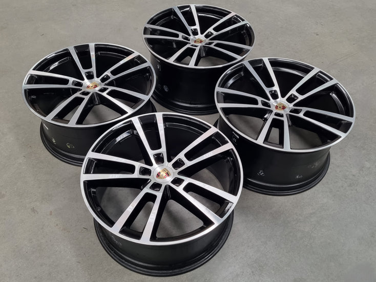 Load image into Gallery viewer, Genuine Porsche Cayenne Coupe 9Y 22 Inch Sport Design Wheels Set of 4