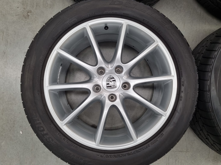 Load image into Gallery viewer, Genuine Porsche Cayenne 9Y Hybrid 20 Inch Wheels and Tyres Set of 4