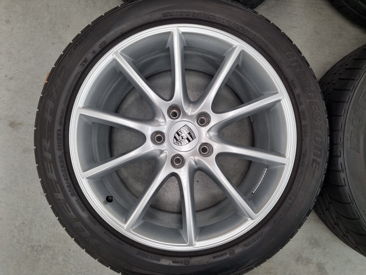 Load image into Gallery viewer, Genuine Porsche Cayenne 9Y Hybrid 20 Inch Wheels and Tyres Set of 4