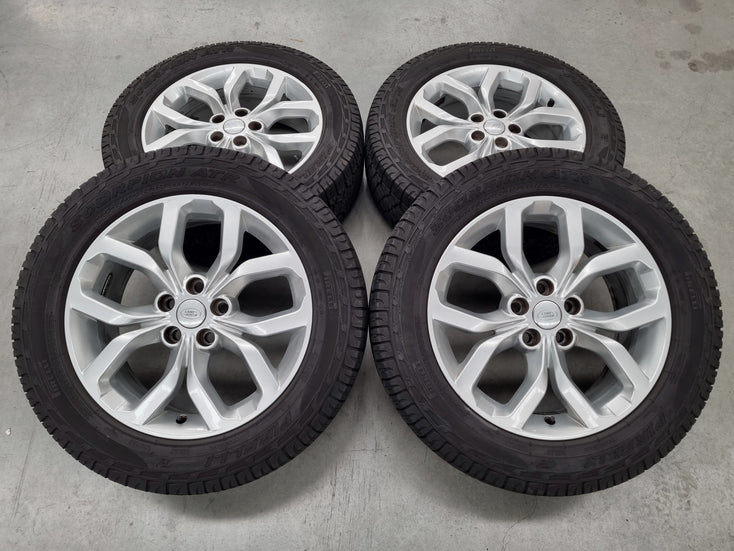 Load image into Gallery viewer, Genuine Land Rover Discovery 5 Silver 19 Inch Wheels and Tyres Set of 4