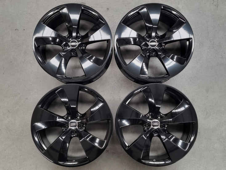 Load image into Gallery viewer, Genuine AUDI Q7 Model 4M 21 Inch Gloss Black Wheels Set of 4