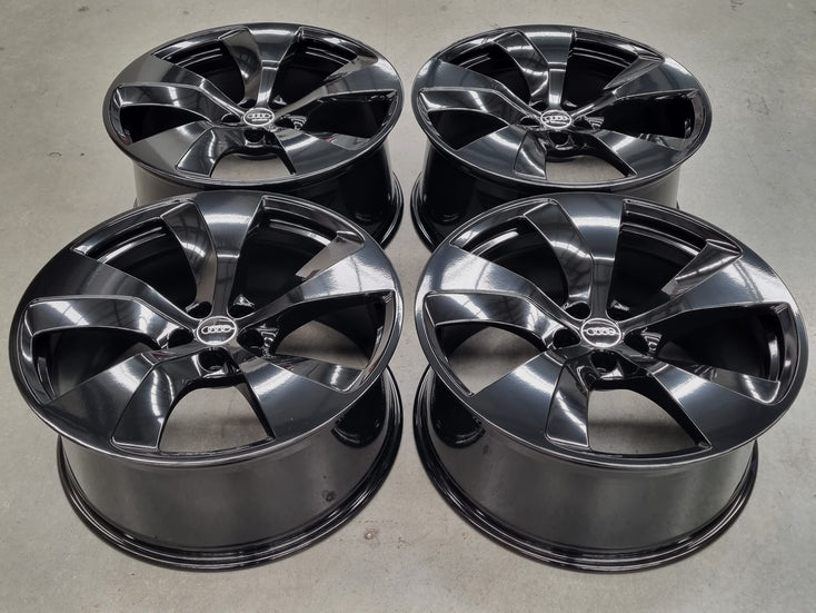 Load image into Gallery viewer, Genuine AUDI Q7 Model 4M 21 Inch Gloss Black Wheels Set of 4