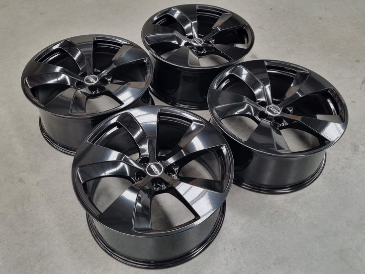 Load image into Gallery viewer, Genuine AUDI Q7 Model 4M 21 Inch Gloss Black Wheels Set of 4