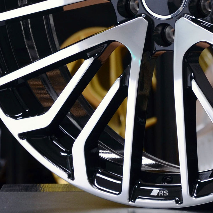 Load image into Gallery viewer, Forged AD02 Black Polished Spokes 20 Inch Wheels - AUDI Q3