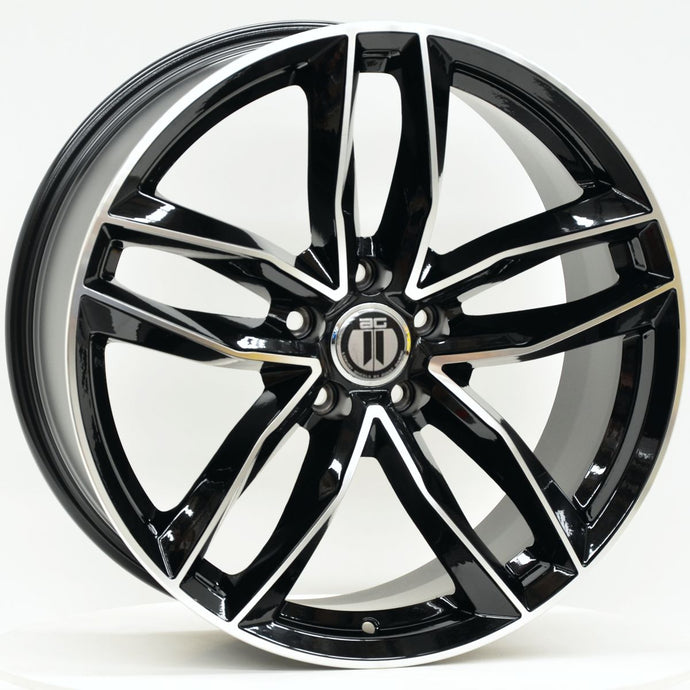 BLADE 18x8 ET45 5/112 Black Machined