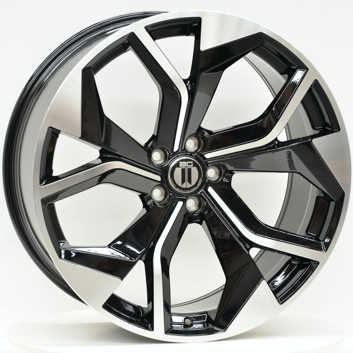 CONCEPT 22x10 ET26 5/112 Black Machined