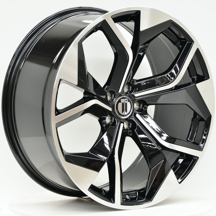 Load image into Gallery viewer, CONCEPT 22x9.5 ET30 5/112 Black Machined