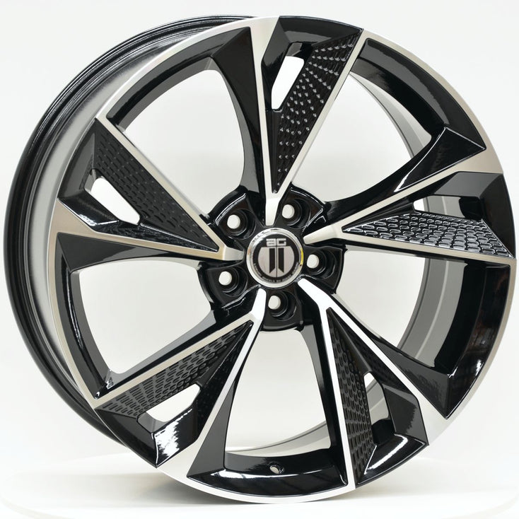 Load image into Gallery viewer, FANTOM 19x8.5 ET35 5/112 Black Machined