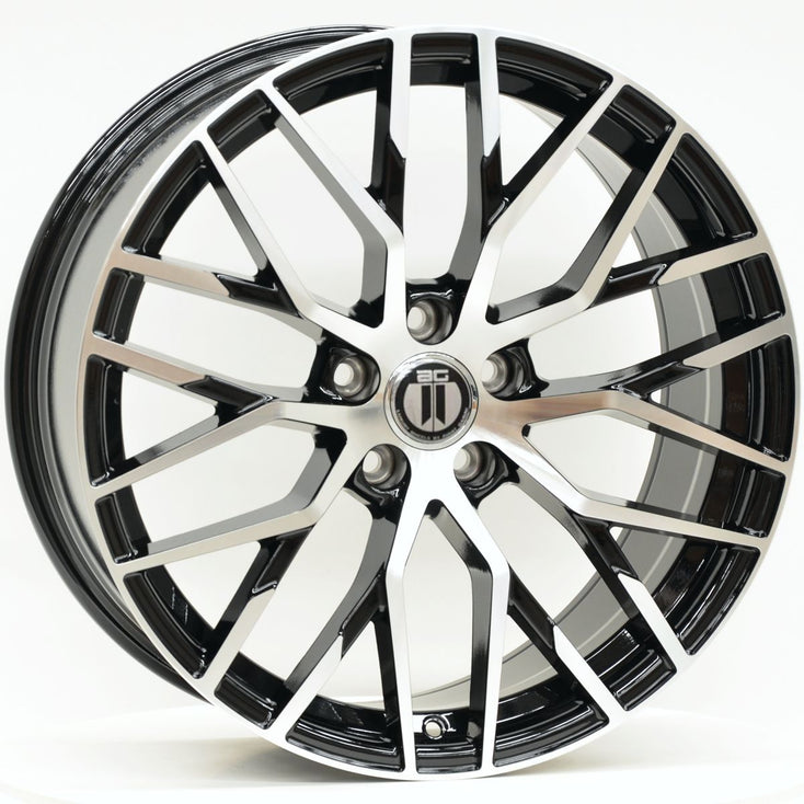 Load image into Gallery viewer, LACE 19x8.5 ET35 5/112 Black Machined