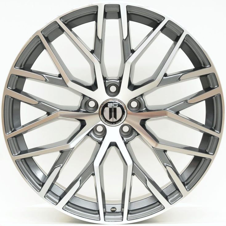 Load image into Gallery viewer, LACE 22x9.5 ET30 5/112 Grey Machined