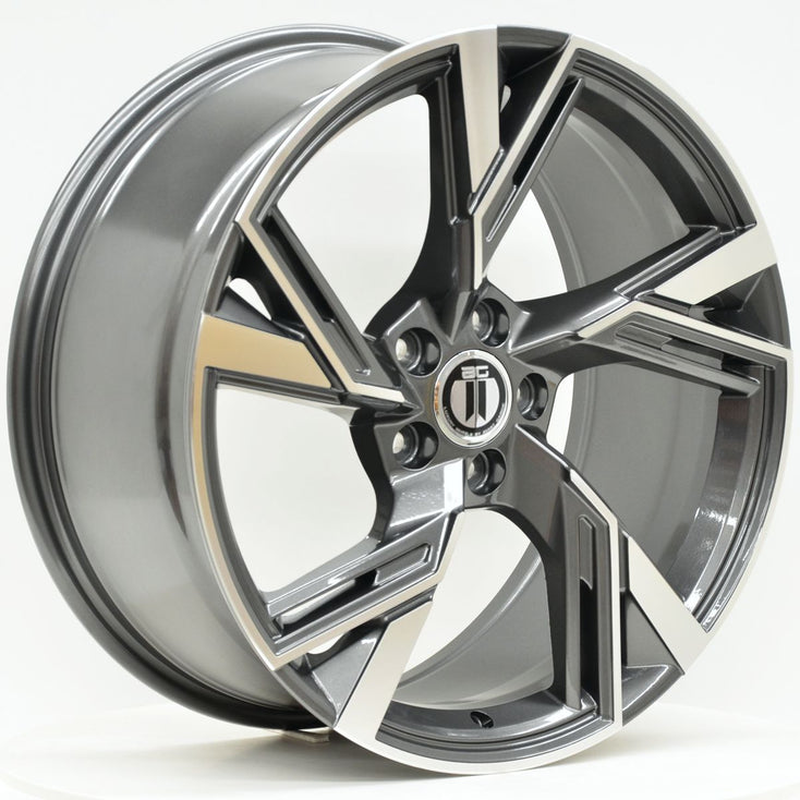 Load image into Gallery viewer, MAGNUS 20x9 ET35 5/112 Grey Machined