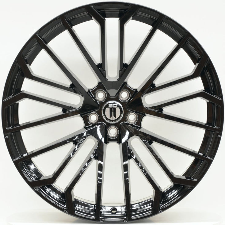 Load image into Gallery viewer, MATRIX 22x9.5 ET26 5/112 Gloss Black