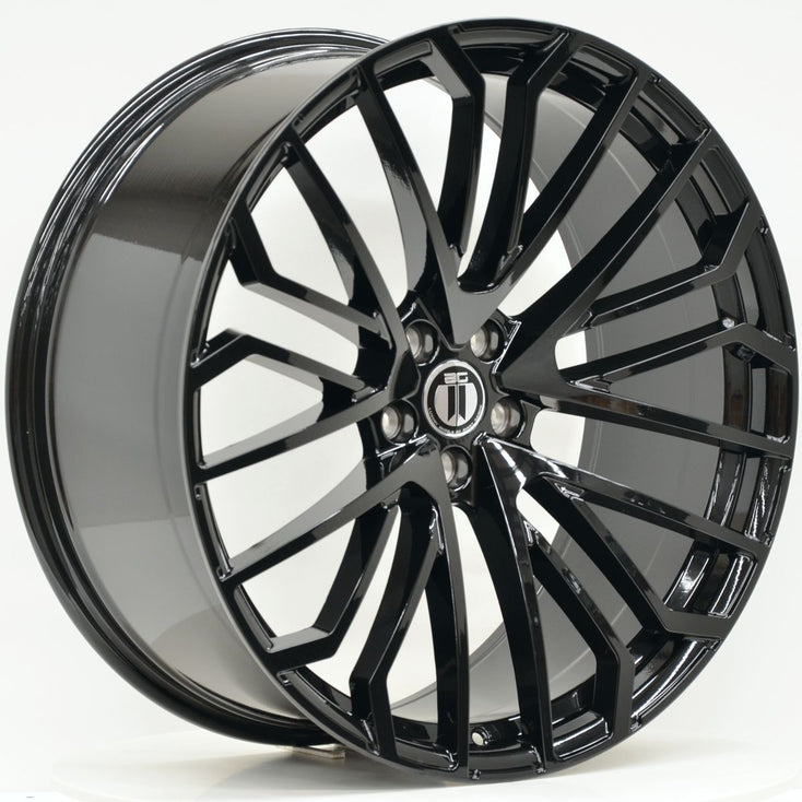 Load image into Gallery viewer, MATRIX 22x9.5 ET26 5/112 Gloss Black