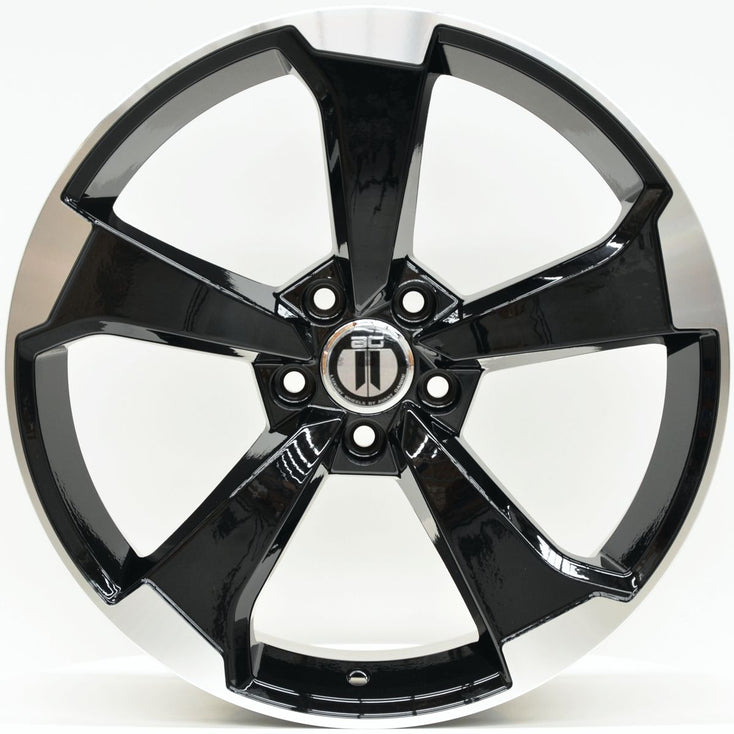Load image into Gallery viewer, RS3 20x9 ET35 5/112 Black Machined