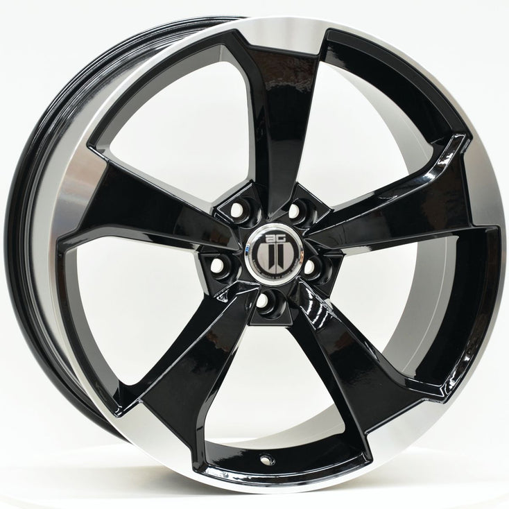 Load image into Gallery viewer, RS3 19x8.5 ET35 5/112 Black Machined