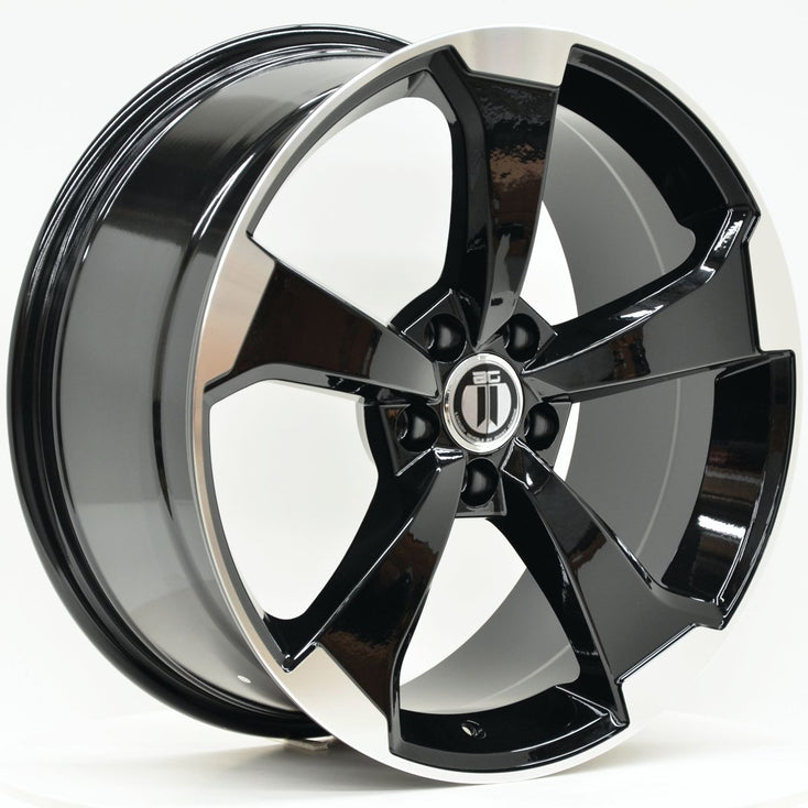 Load image into Gallery viewer, RS3 19x8.5 ET45 5/112 Black Machined
