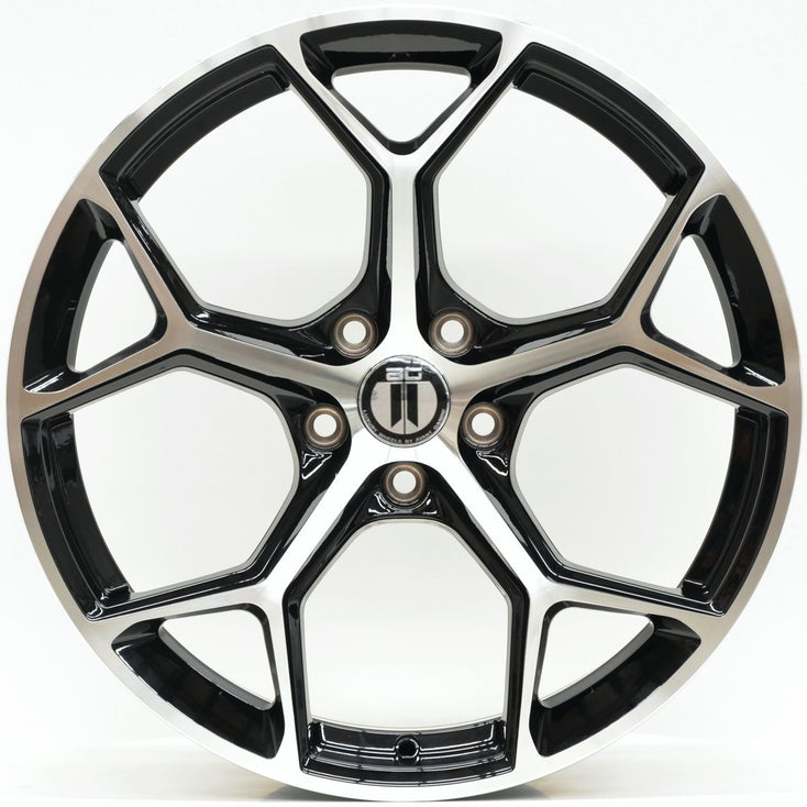 Load image into Gallery viewer, RS4 19x8.5 ET35 5/112 Black Machined