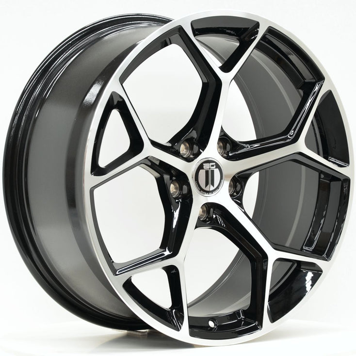 Load image into Gallery viewer, RS4 19x8.5 ET35 5/112 Black Machined