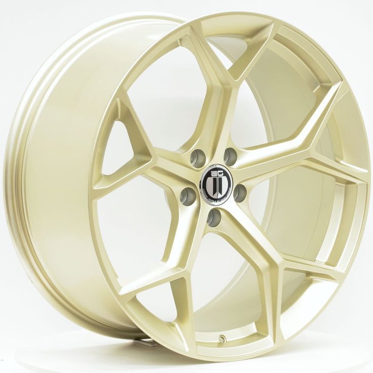 Load image into Gallery viewer, RS5 21x9.5 ET30 5/112 Matt Neo Gold