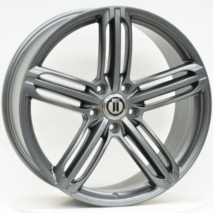 Load image into Gallery viewer, RS6 22x9.5 ET48 5/130 Satin Grey