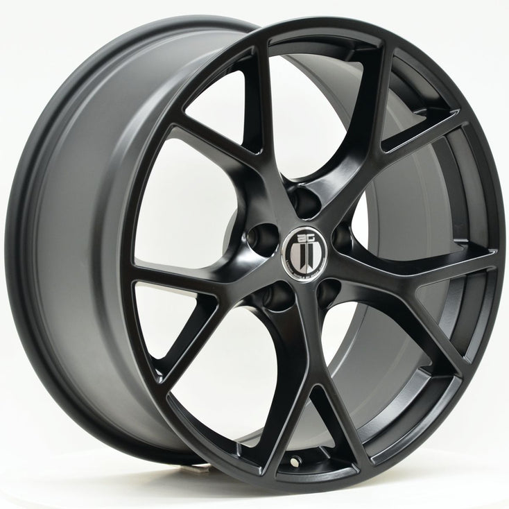 Load image into Gallery viewer, TRACK 19x8.5 ET45 5/112 Satin Black