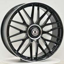 Load image into Gallery viewer, AM633 22 Inch Staggered Black Machined Lip
