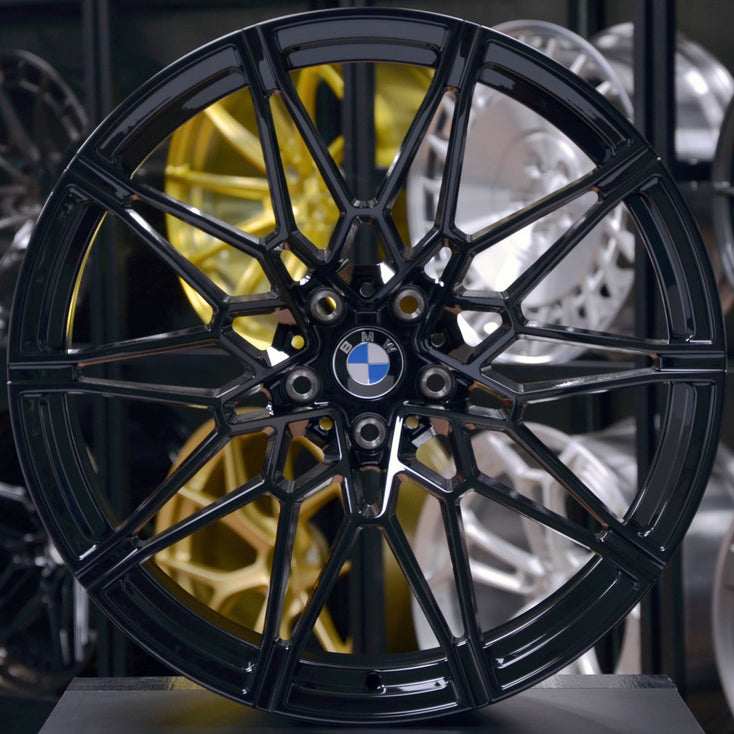 Load image into Gallery viewer, Forged BM31 Satin Black 20 Inch Staggered Wheels - BMW M3 M4 G80 G81 G82