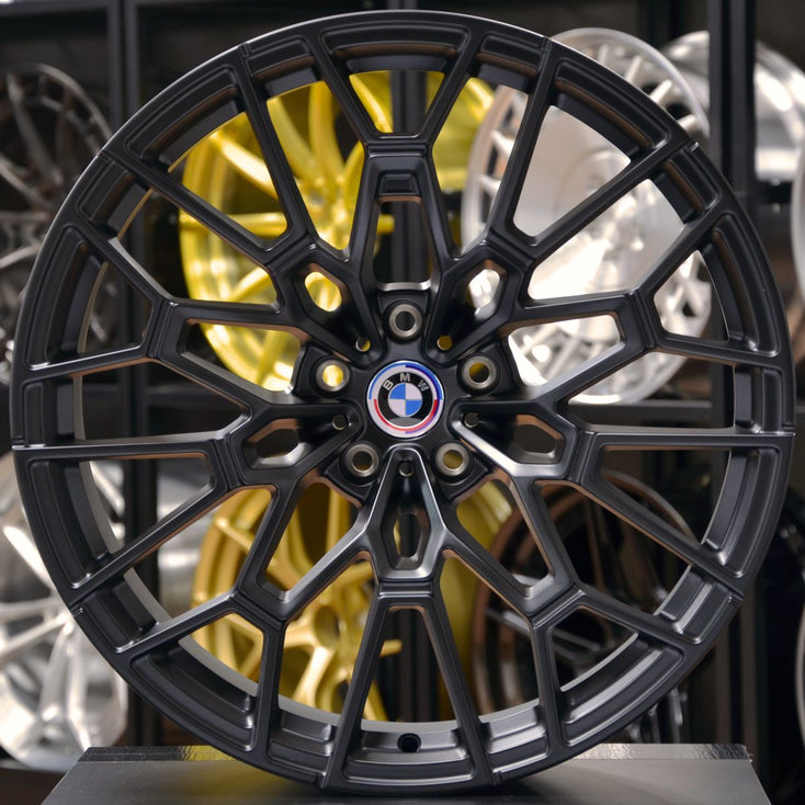 Load image into Gallery viewer, Forged BM32 Satin Black 20 Inch Staggered Wheels - BMW M3 M4 G80 G81 G82