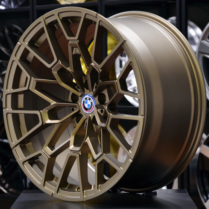 Load image into Gallery viewer, Forged BM32 Satin Bronze 20 Inch Staggered Wheels - BMW M3 M4 G80 G81 G82