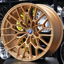 Load image into Gallery viewer, Forged BM32 Satin Champagne 20 Inch Staggered Wheels - BMW M3 M4 G80 G81 G82
