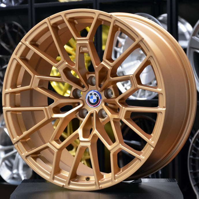 Forged BM32 Satin Champagne 20 Inch Staggered Wheels - BMW M3 M4 G80 G81 G82