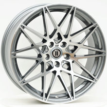 Load image into Gallery viewer, GT 19 Inch Staggered ET35 Grey Machined
