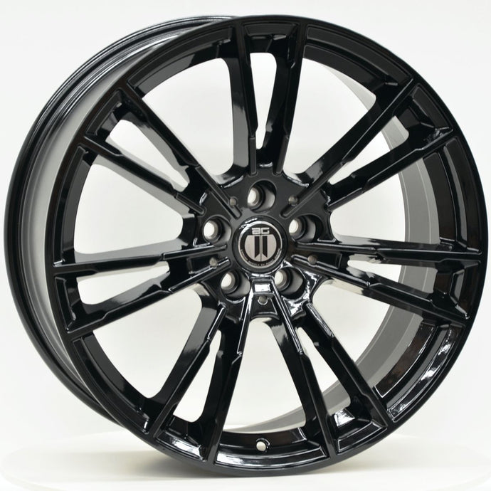 M440 20 Inch Staggered ET35 Gloss Black