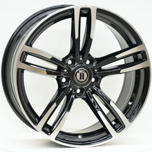 Load image into Gallery viewer, M450 19 Inch Staggered ET35 Black Machined
