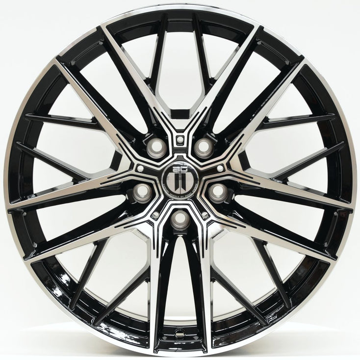 Load image into Gallery viewer, RF11 19x8 ET45 5/120 Black Machined