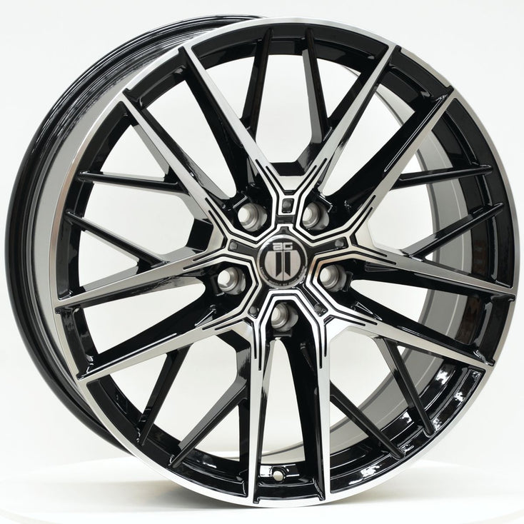 Load image into Gallery viewer, RF11 19x8 ET45 5/120 Black Machined