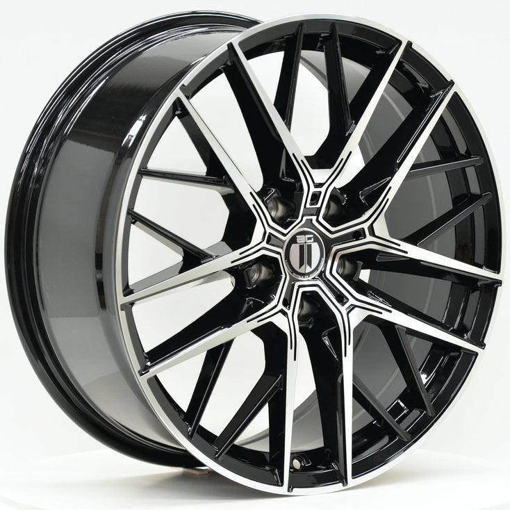 Load image into Gallery viewer, RF11 19x8 ET45 5/120 Black Machined