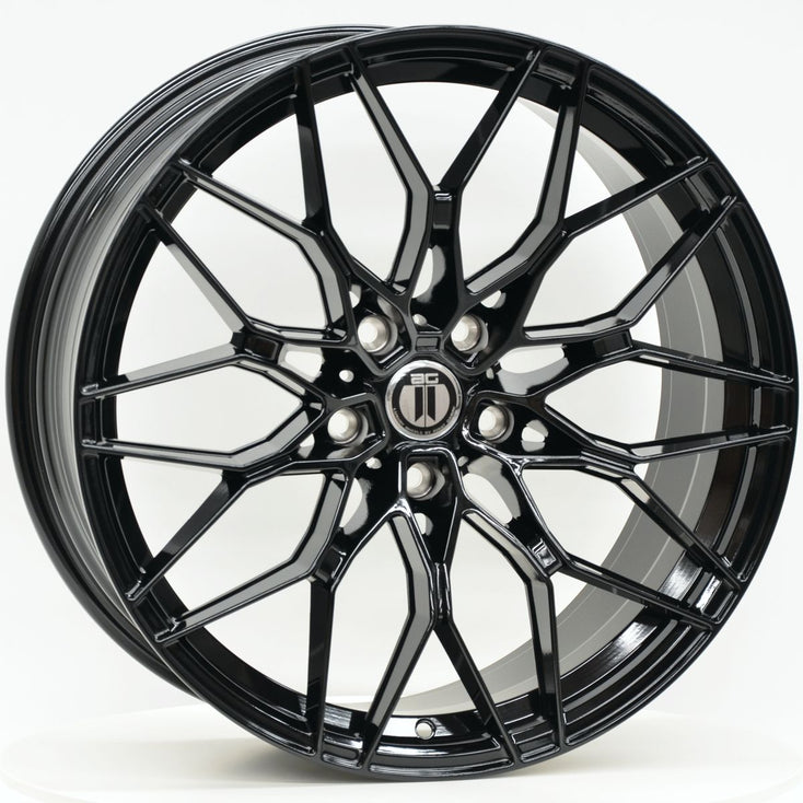 Load image into Gallery viewer, RF12 19 Inch Staggered ET26 5/112 Gloss Black