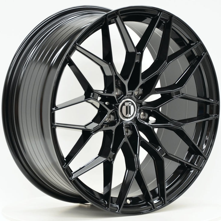 Load image into Gallery viewer, RF12 19 Inch Staggered ET26 5/112 Gloss Black