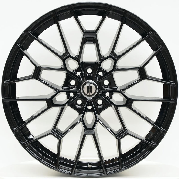 Load image into Gallery viewer, RF14 20 Inch Staggered ET26 5/112 Gloss Black